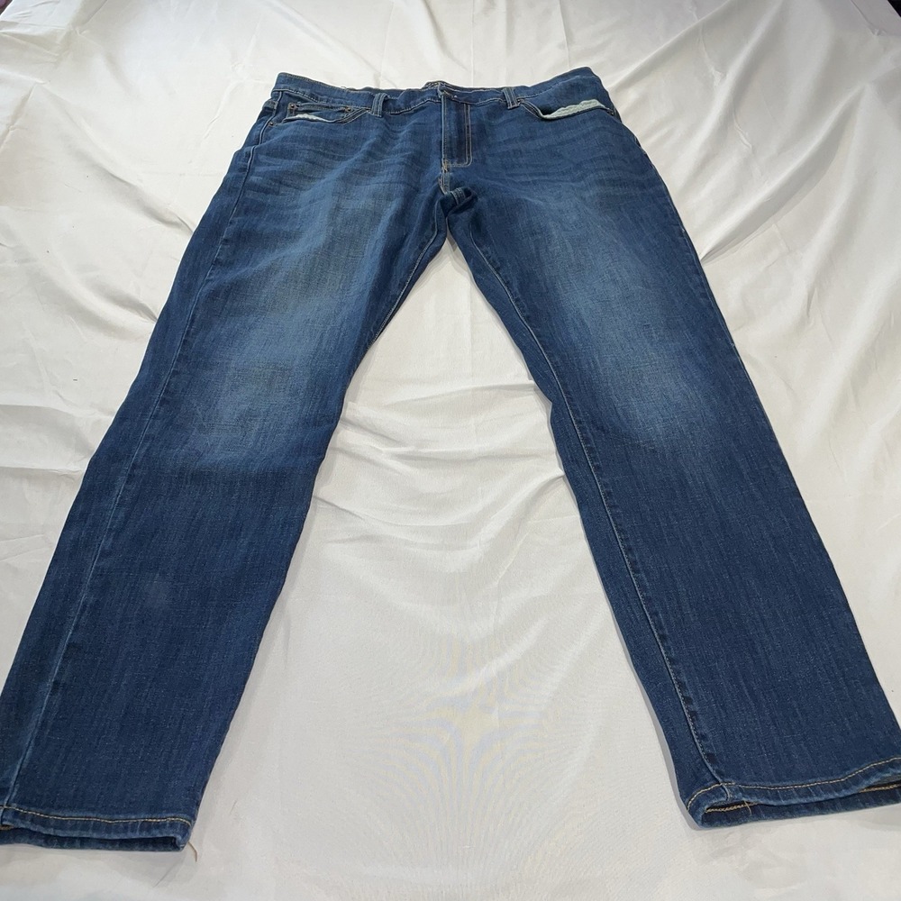 Lucky Brand 417 Athletic Taper Jeans Mens 36x32 Blue Medium Wash Denim Pants